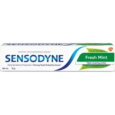 Sensodyne Fresh Mint Triple Cleaning Action